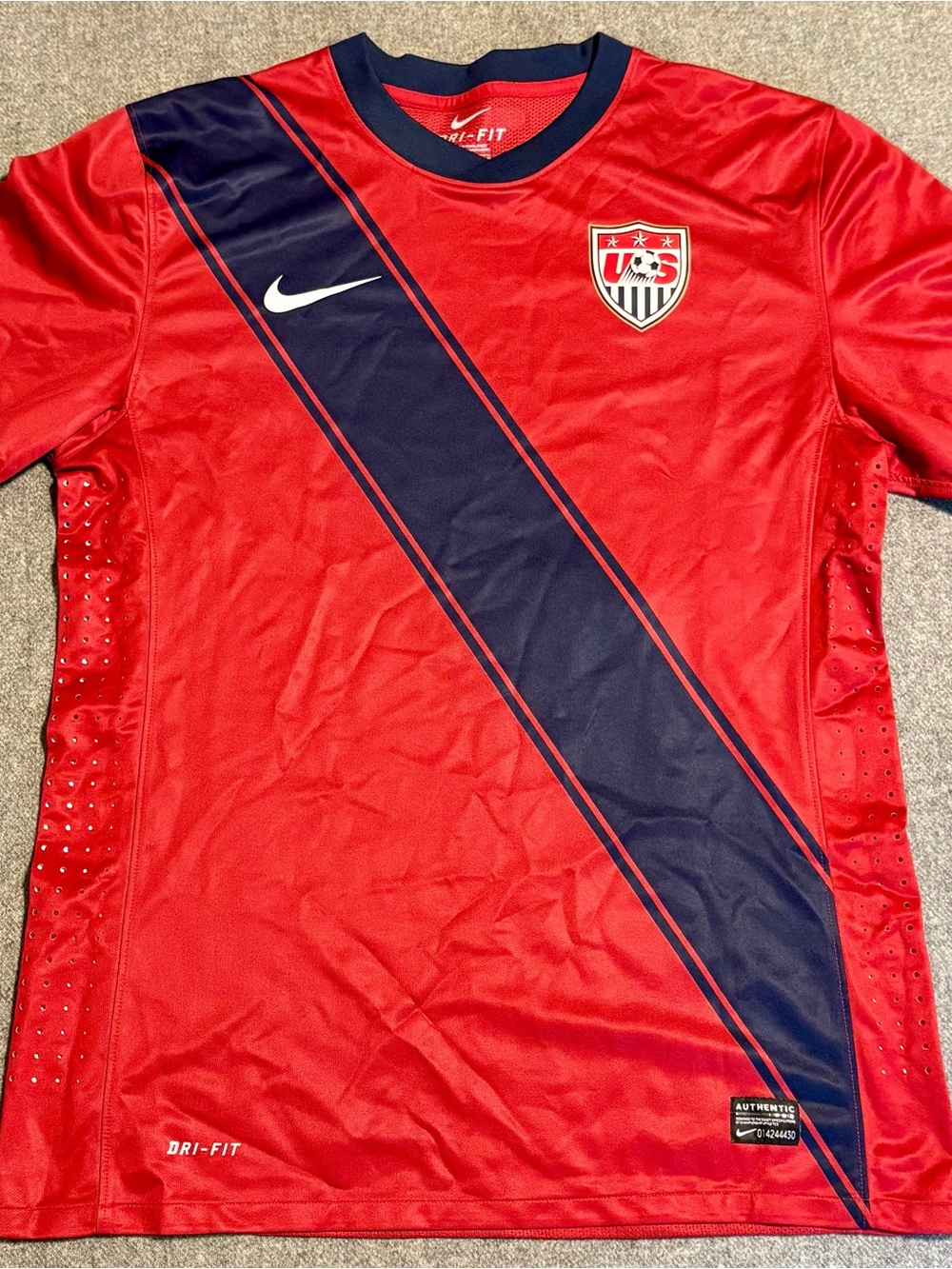 RARE Nike 2010 USMNT Third Jersey. Player Issue, Sz Medium